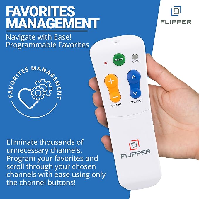 Flipper Big Button Remote: The Ultimate Senior-Friendly TV Control