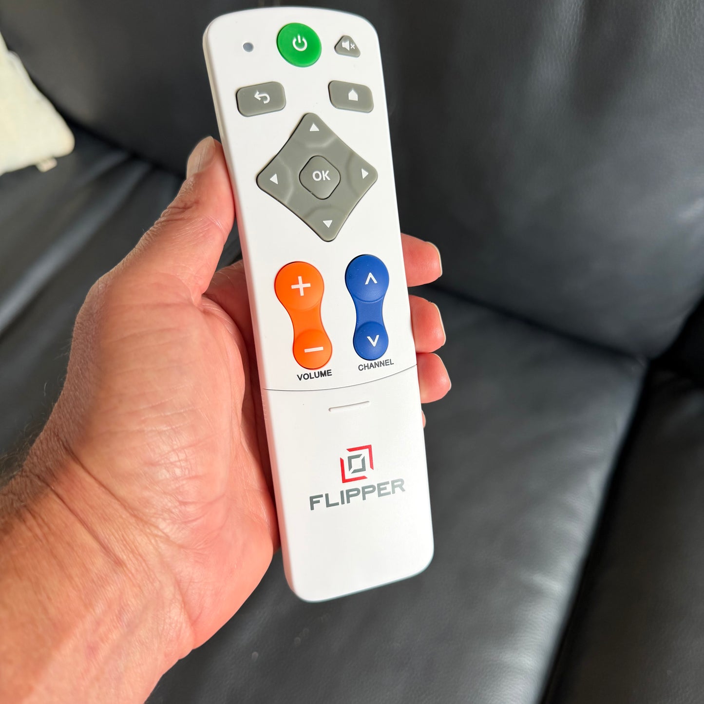Flipper Stream:  Universal TV Remote for TV and Cable Set Top Boxes (STBs), including Roku, Apple