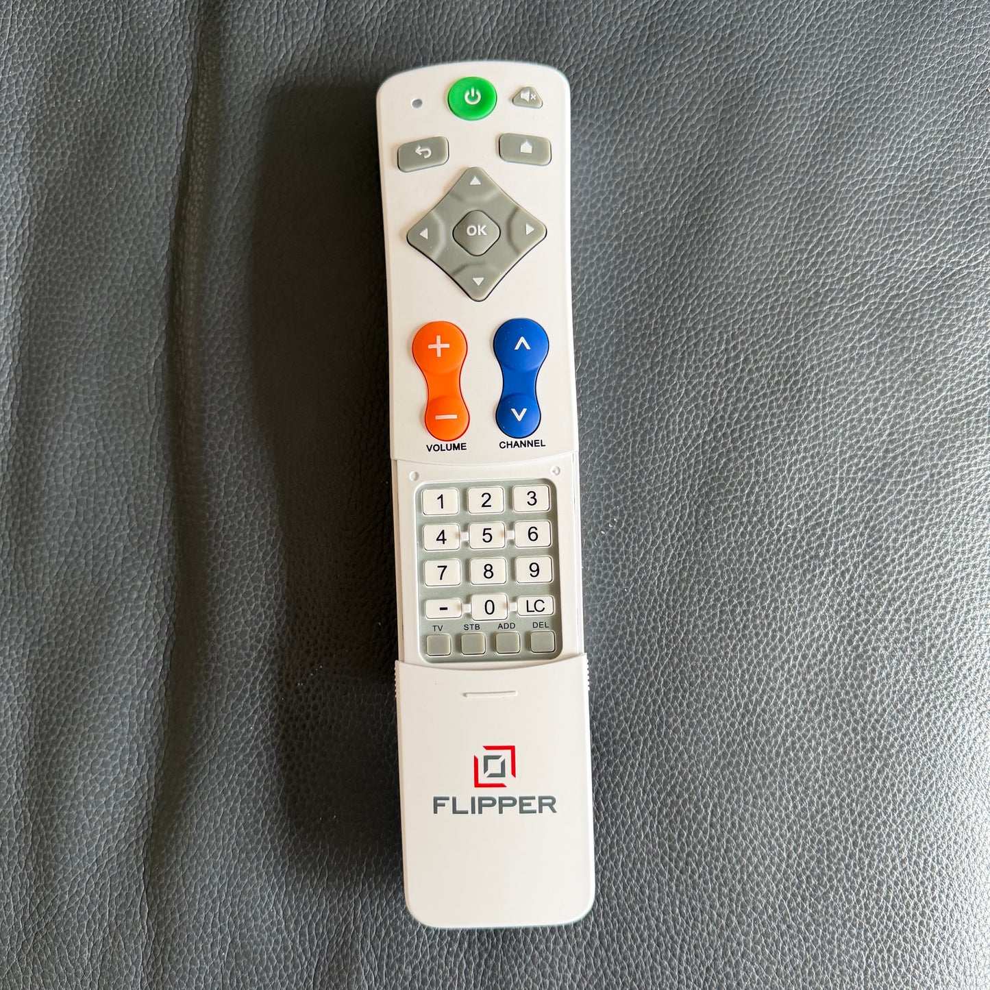 Flipper Stream:  Universal TV Remote for TV and Cable Set Top Boxes (STBs), including Roku, Apple